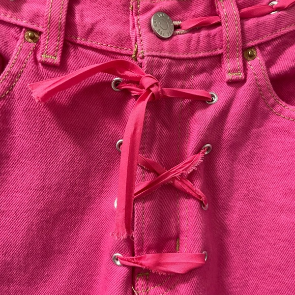 BDG Urban Outfitters Pink Cowboy Western Jeans - Picture 6 of 12